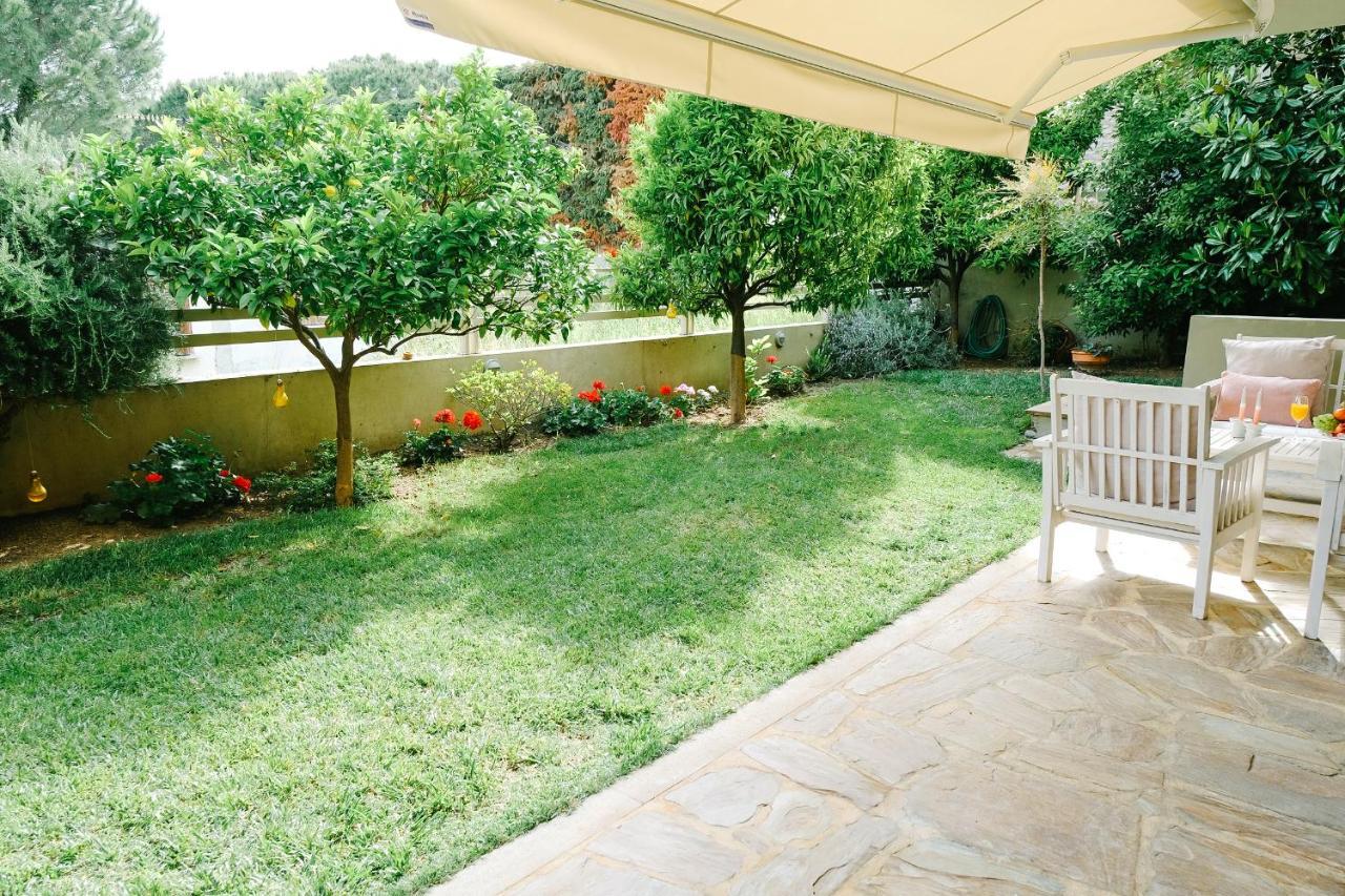Oasis Garden House Apartment Nea Iraklitsa ภายนอก รูปภาพ